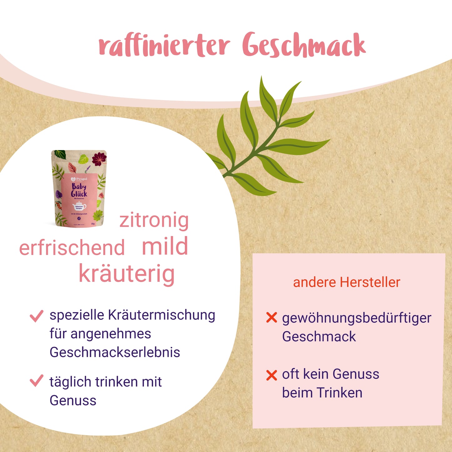 Baby Glück - BIO Schwangerschaftstee