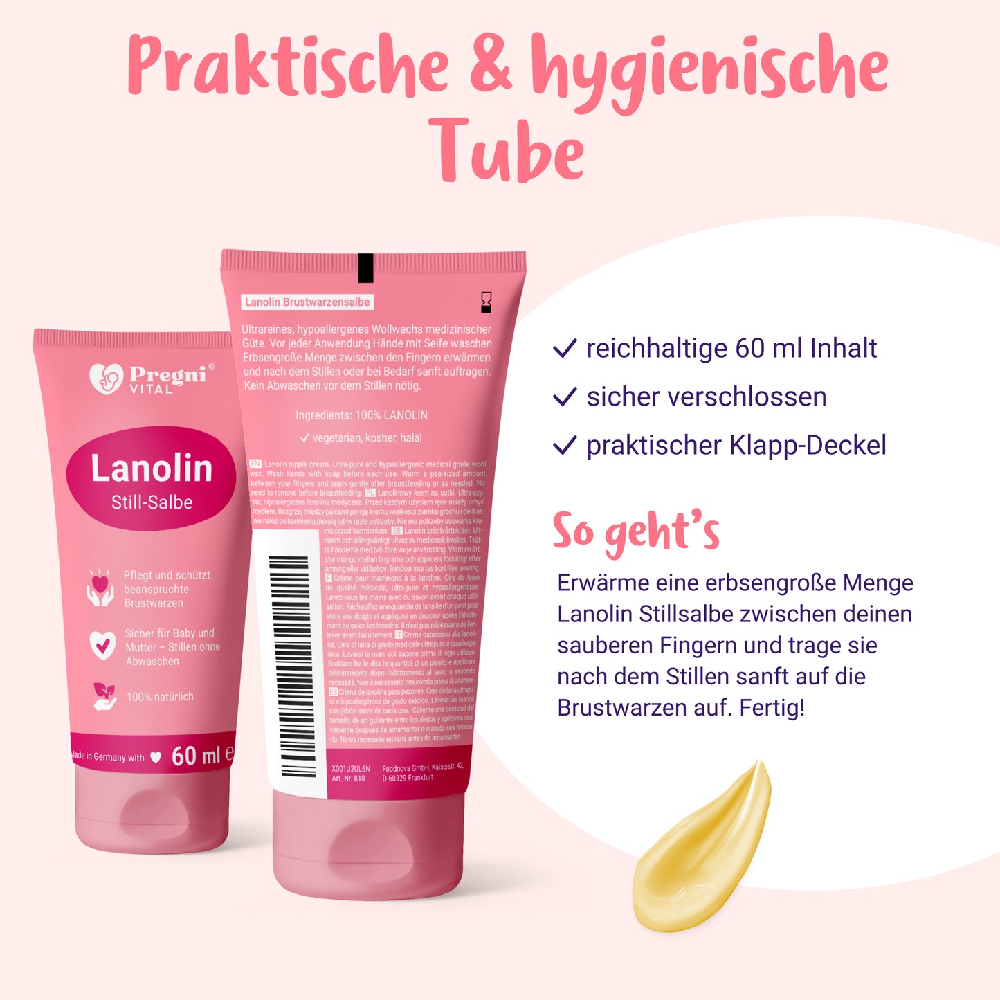 Lanolin Brustwarzensalbe