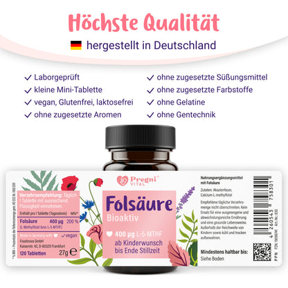 Folsäure Tabletten