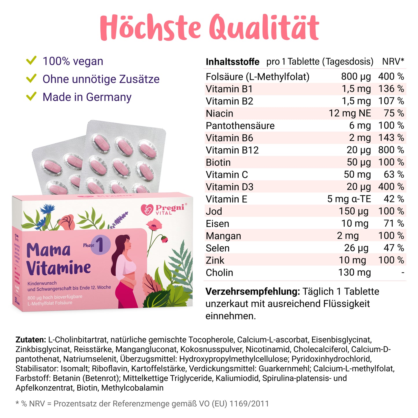 Mama Vitamine Phase 1