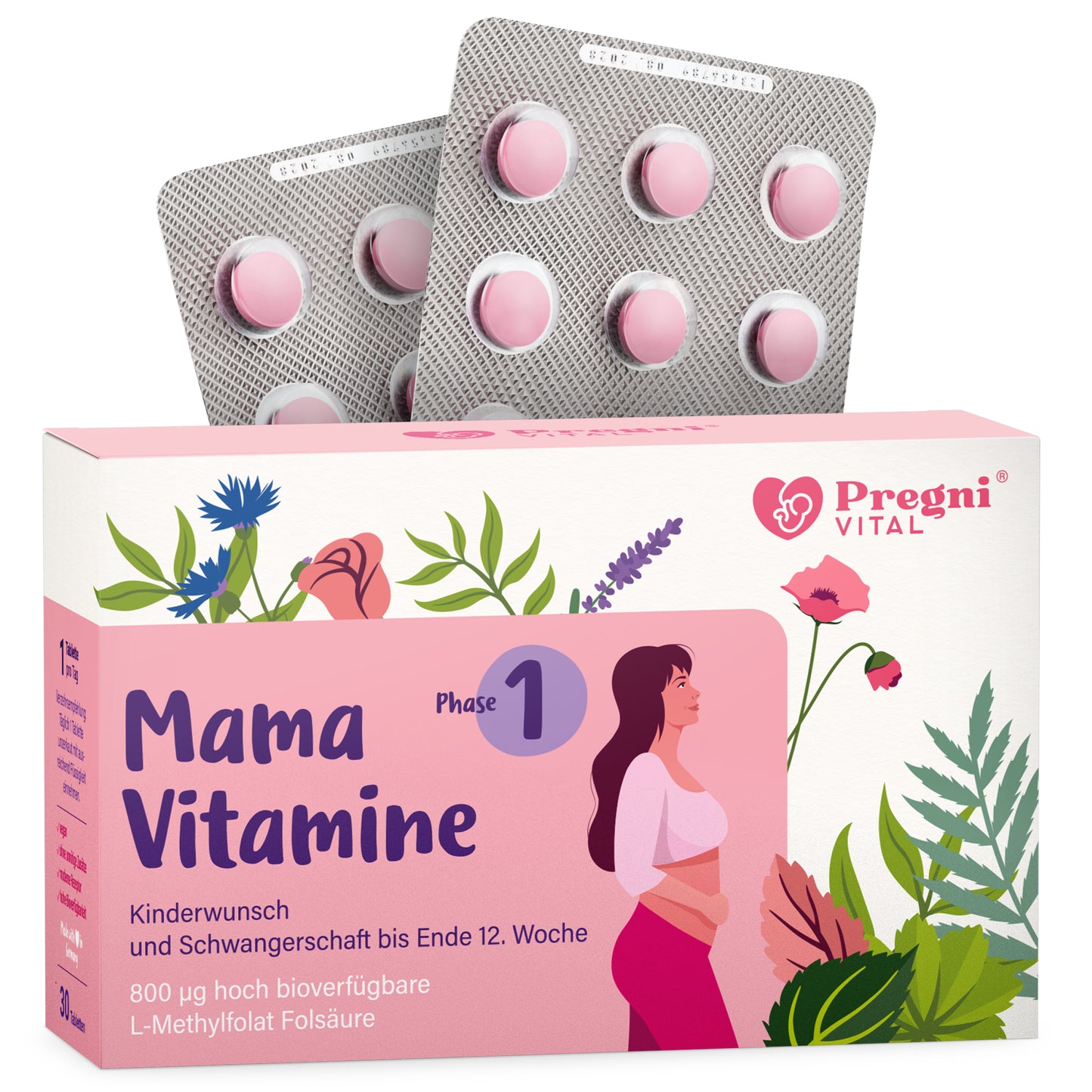 Schwangerschaftsvitamine Phase 1