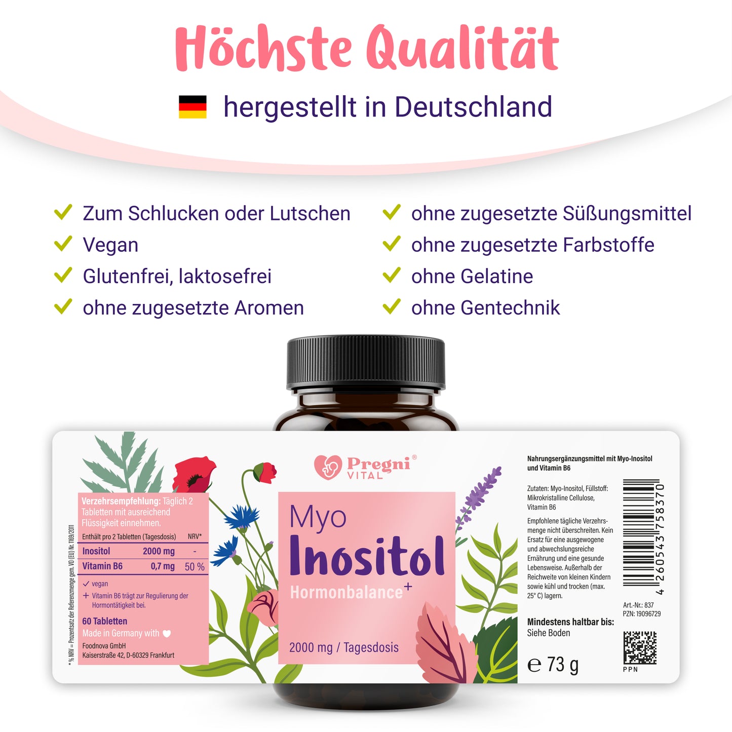 Myo-Inositol Tabletten