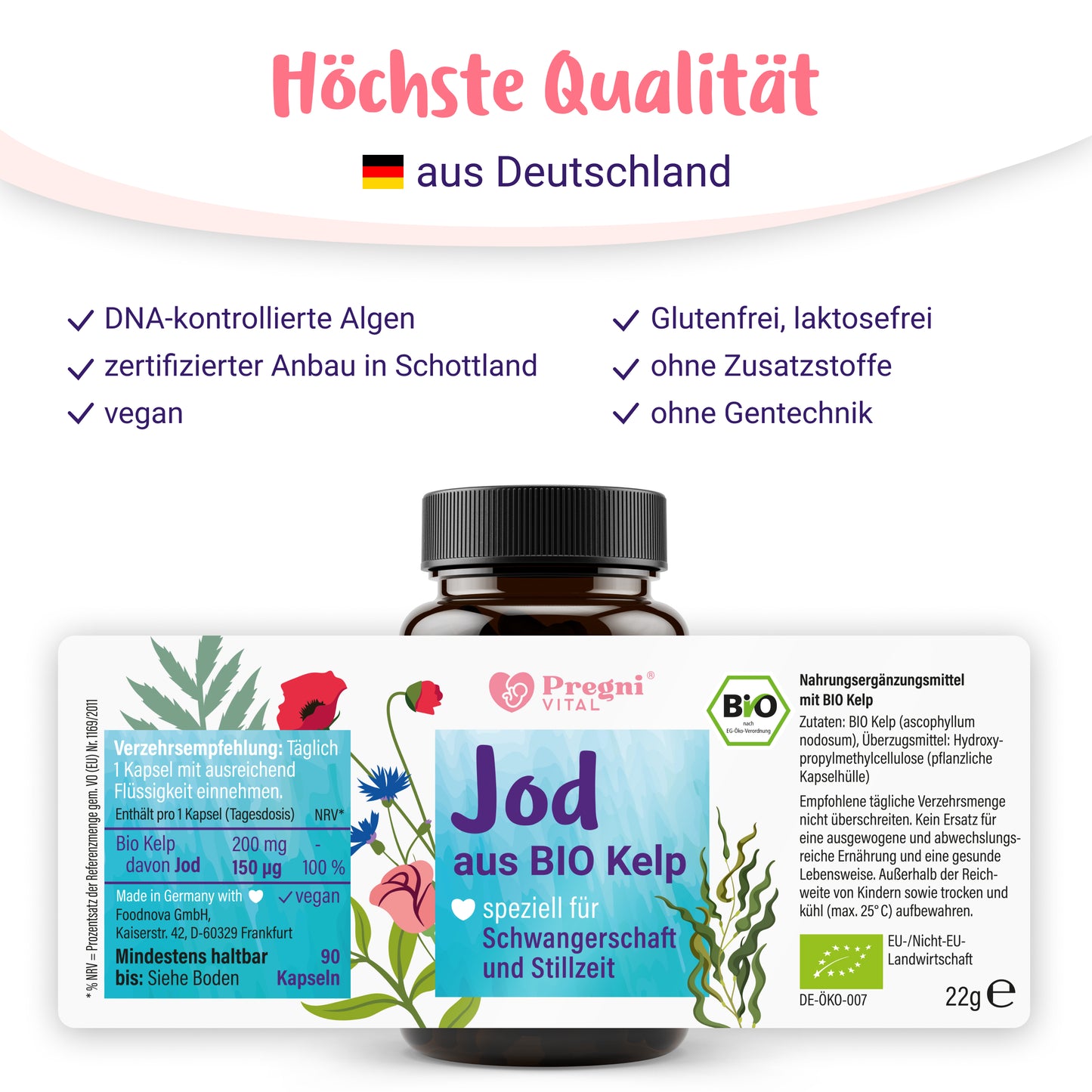 Jod aus Bio-Kelp